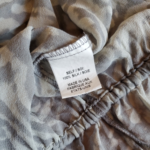 HAUTE HIPPIE Peasant Blouse Top - Picture 3 of 4